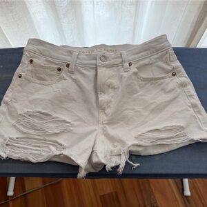 American Eagle Outfitters White Denim Shorts